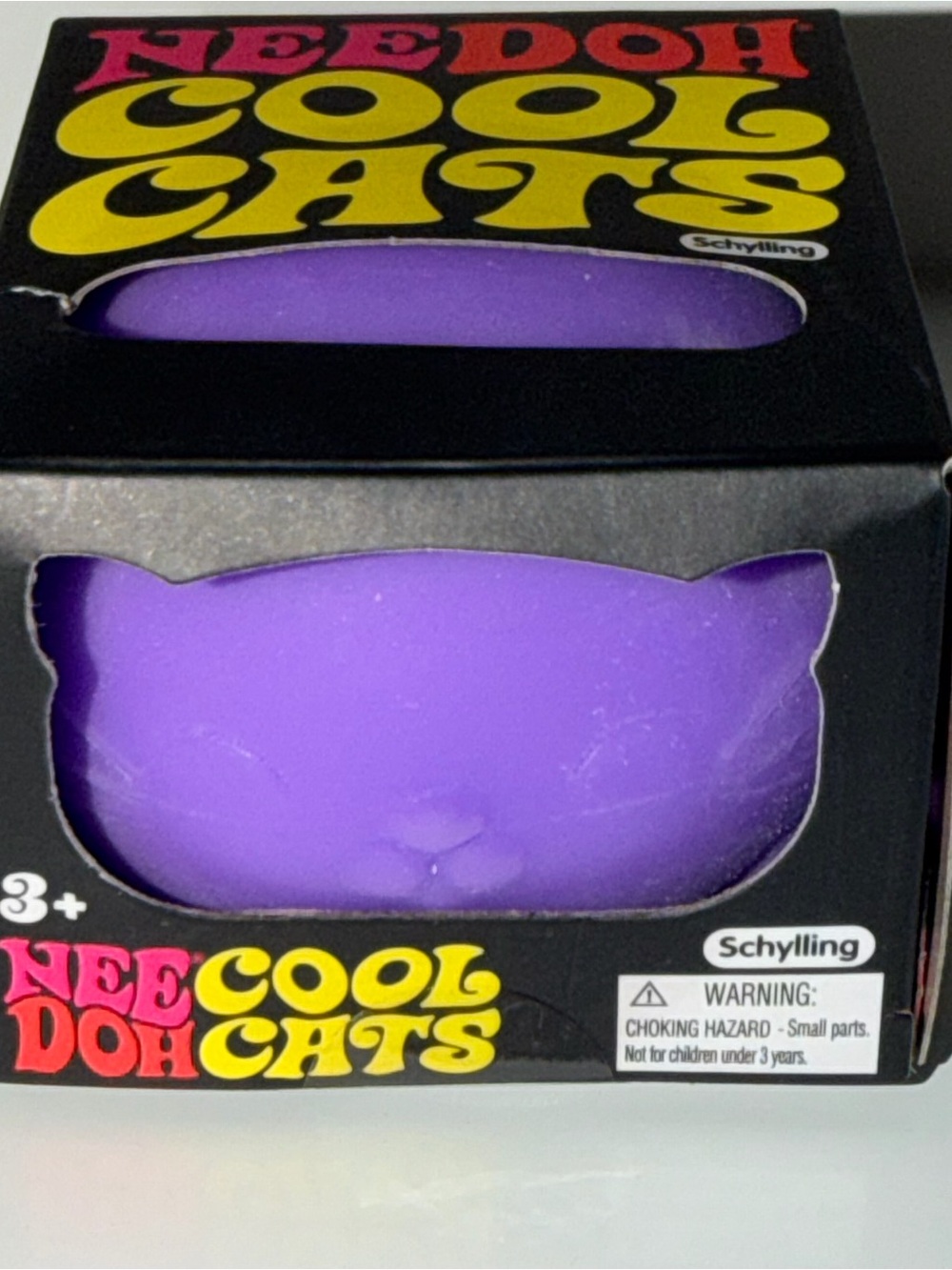 Needoh Schylling Cool Cats Squishy Toy - Purple